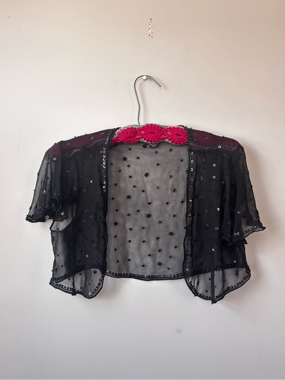 Silk Sequin Bolero